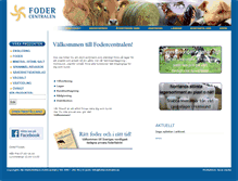 Tablet Screenshot of fodercentralen.se